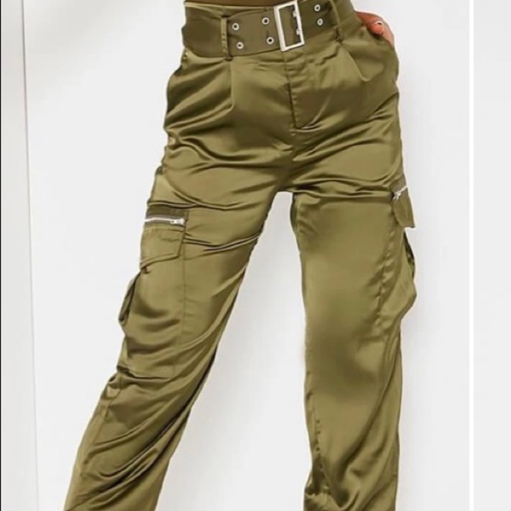 Satin joggers
